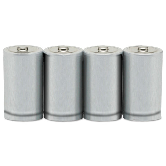 AbilityOne 6135014468310, SKILCRAFT Alkaline D Batteries, 4/Pack