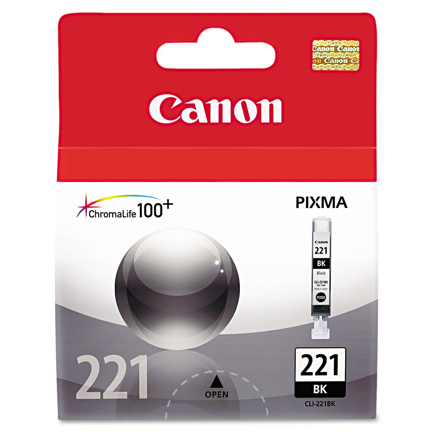 Canon 2946B001 (CLI-221) Ink, Black