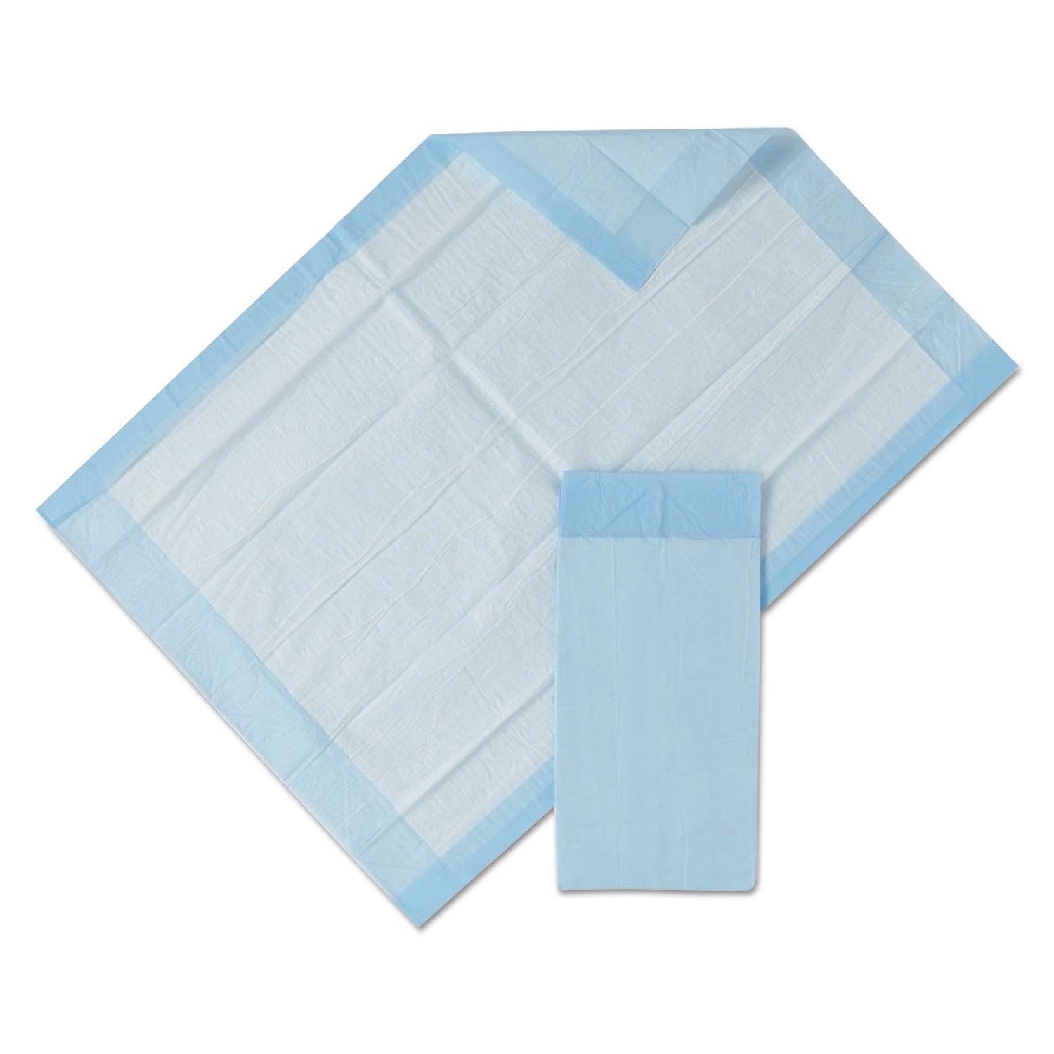 Medline Protection Plus Disposable Underpads, 23" x 36", Blue, 25/Bag, 6 Bag/Carton (MSC281232CT)