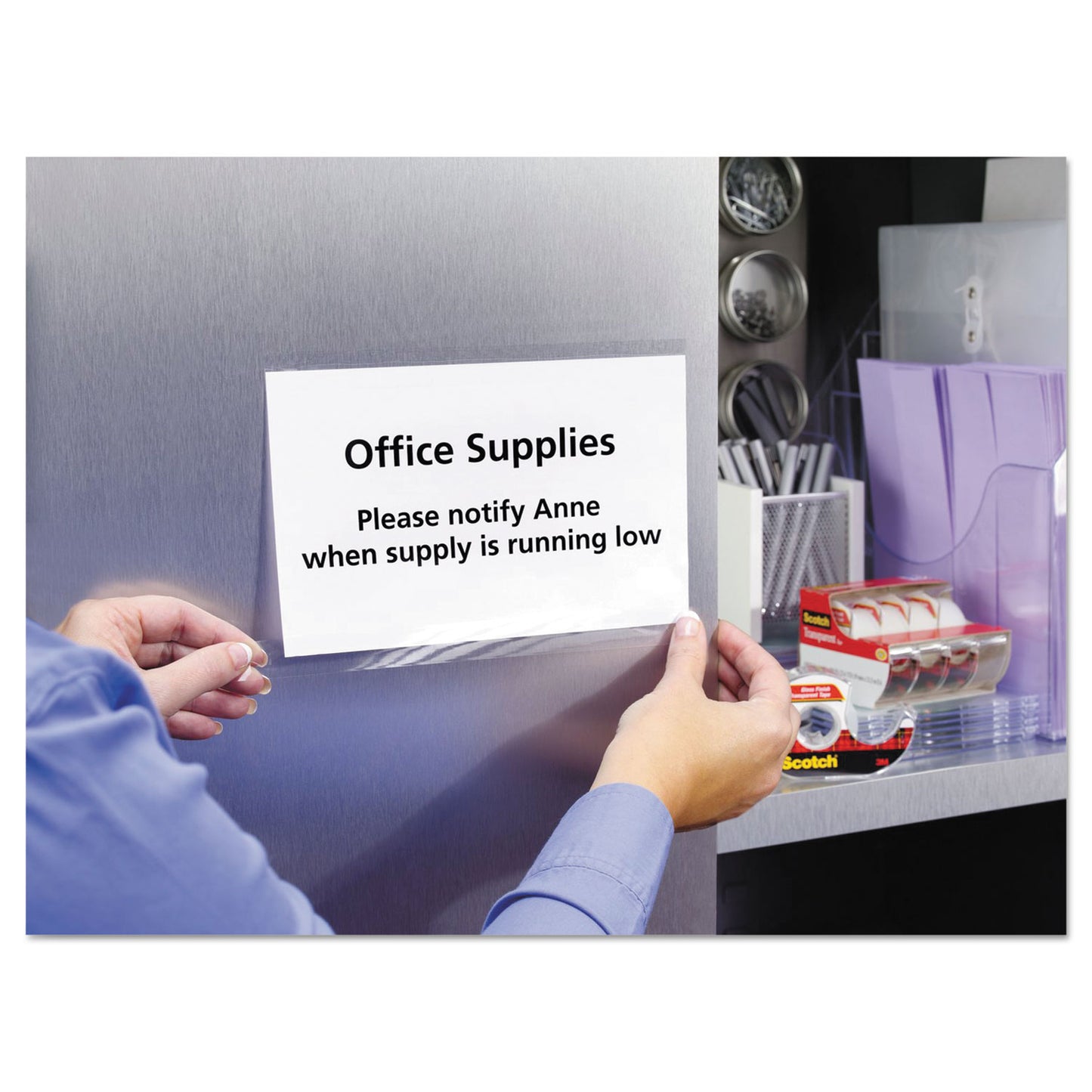 Scotch Transparent Tape In Handheld Dispenser, 1" Core, 0.75" x 70.83 ft, Transparent, 4/Pack (4184)