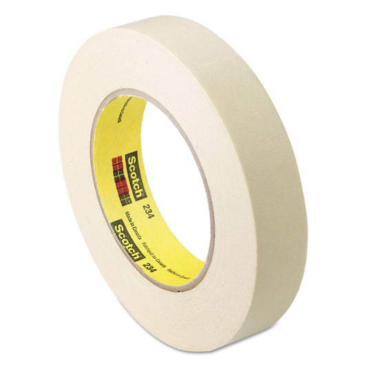 Scotch General Purpose Masking Tape 234, 3" Core, 24 mm x 55 m, Tan (2341)