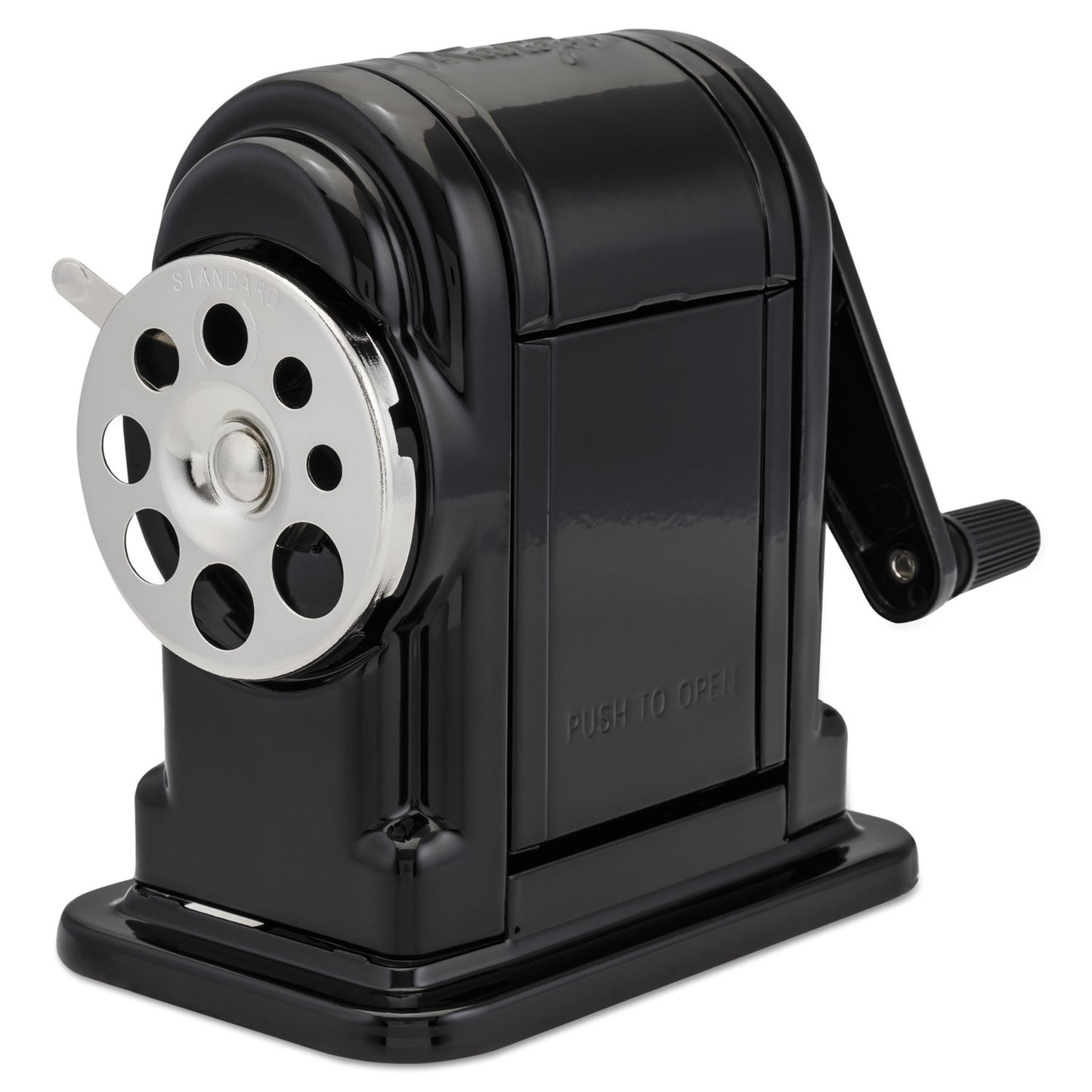 X-ACTO Ranger 55 Classroom Manual Pencil Sharpener, Manually-Powered, 3.25 x 6 x 5.5, Black (1001)