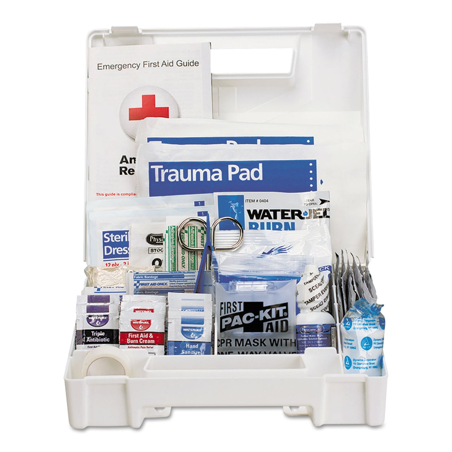 First Aid Only ANSI 2015 Compliant Class A+ Type I and II First Aid Kit for 25 People, 141 Pieces, Plastic Case (90589)