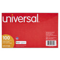 Universal Ruled Index Cards, 5 x 8, White, 100/Pack (47250)