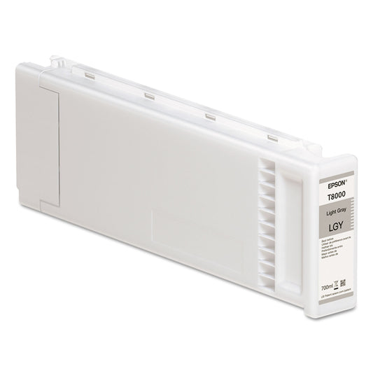 Epson T800000 UltraChrome GS3 Ink, Light Gray