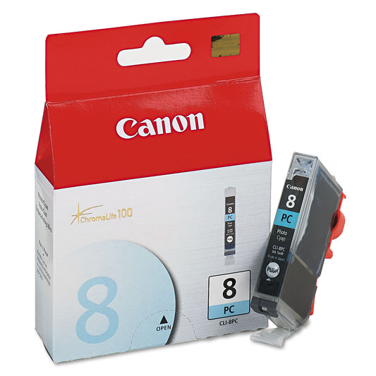 Canon 0624B002 (CLI-8) Ink, 450 Page-Yield, Photo Cyan (CLI8PC)