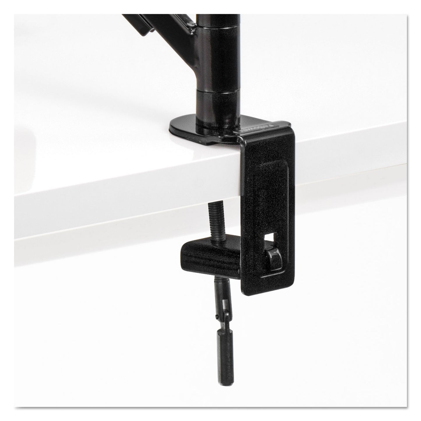 Fellowes Designer Suites Flat Panel Monitor Arm, 180 Degree Rotation, 45 Degree Tilt, 360 Degree Pan, Black, Supports 20 lb (8038201)