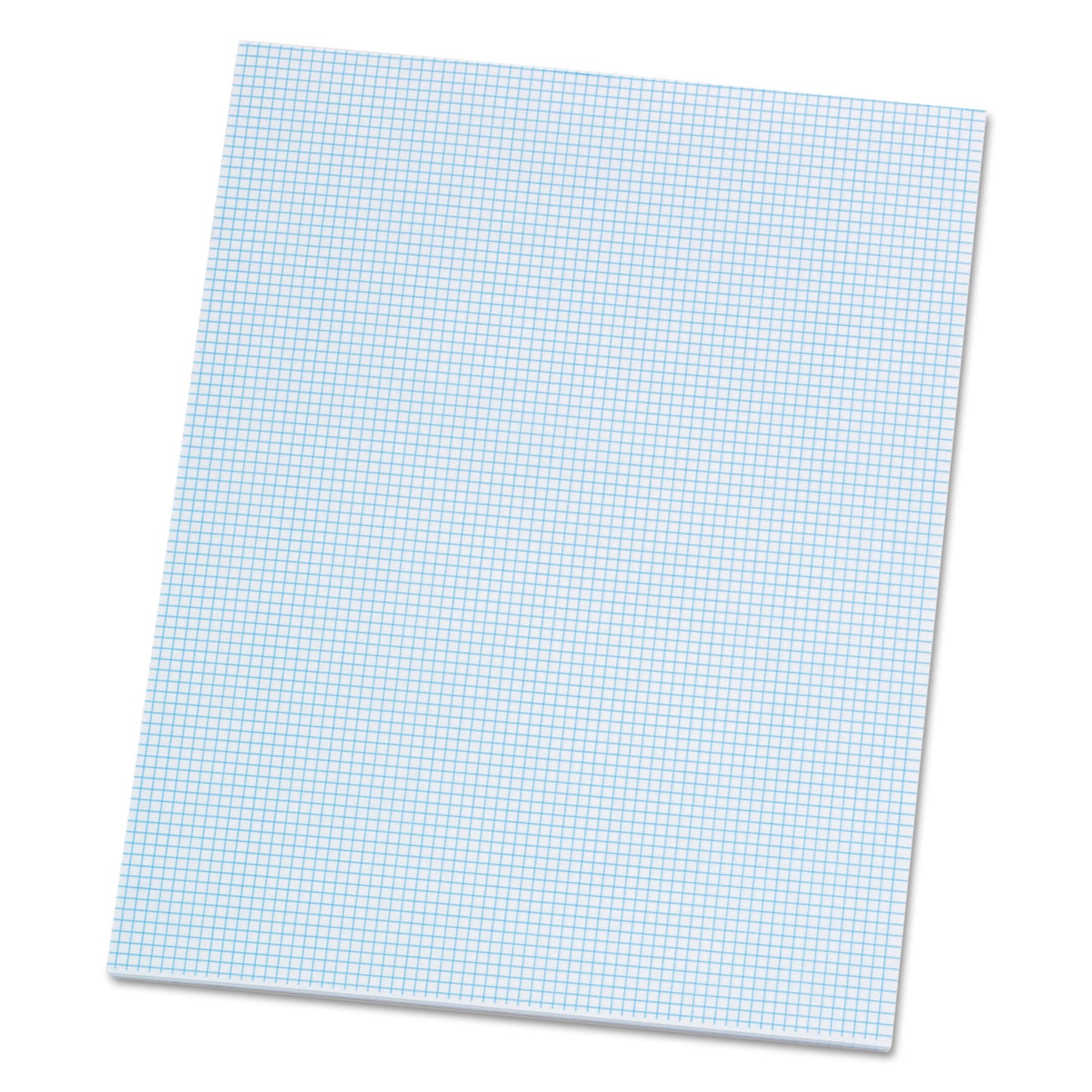 Ampad Quadrille Pads, Quadrille Rule (8 sq/in), 50 White (Heavyweight 20 lb Bond) 8.5 x 11 Sheets (22005)