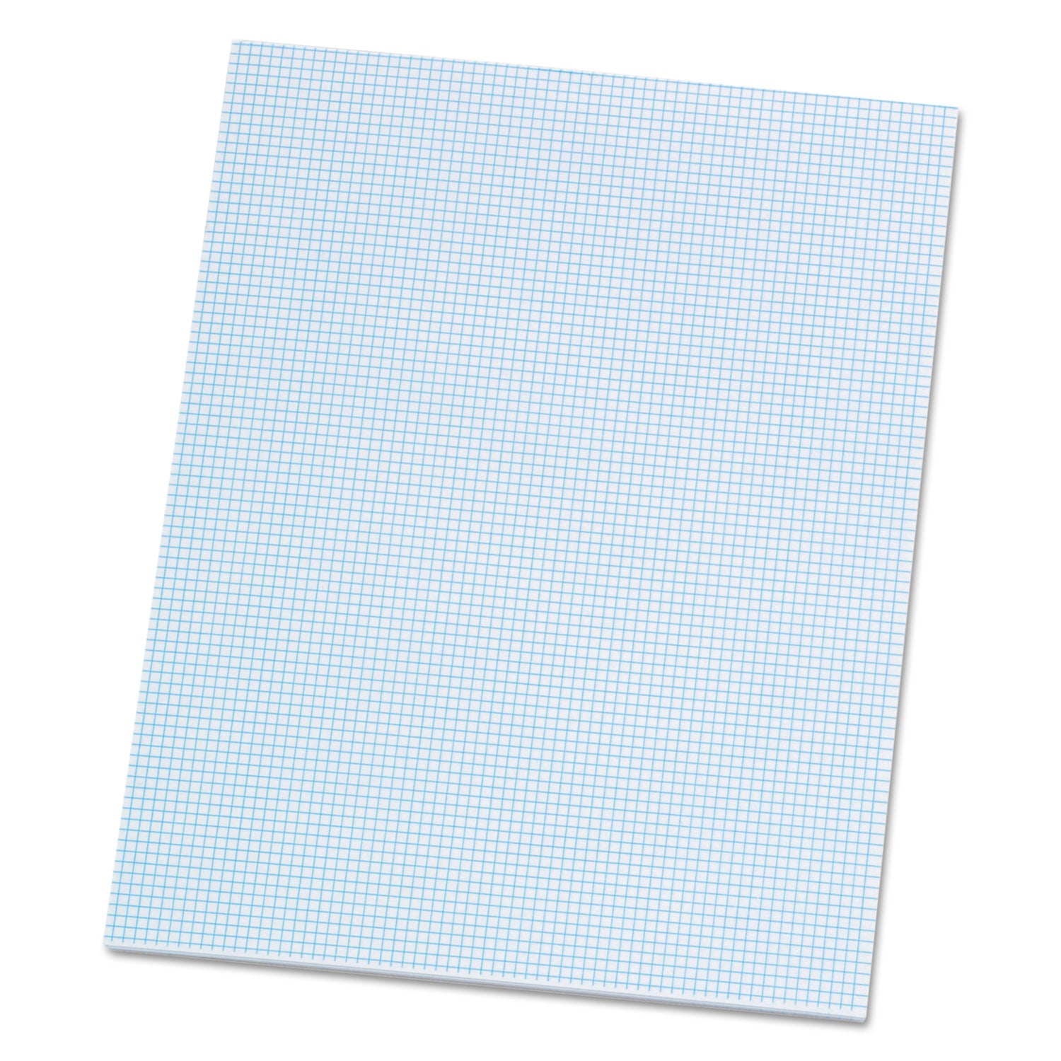 Ampad Quadrille Pads, Quadrille Rule (8 sq/in), 50 White (Heavyweight 20 lb Bond) 8.5 x 11 Sheets (22005)