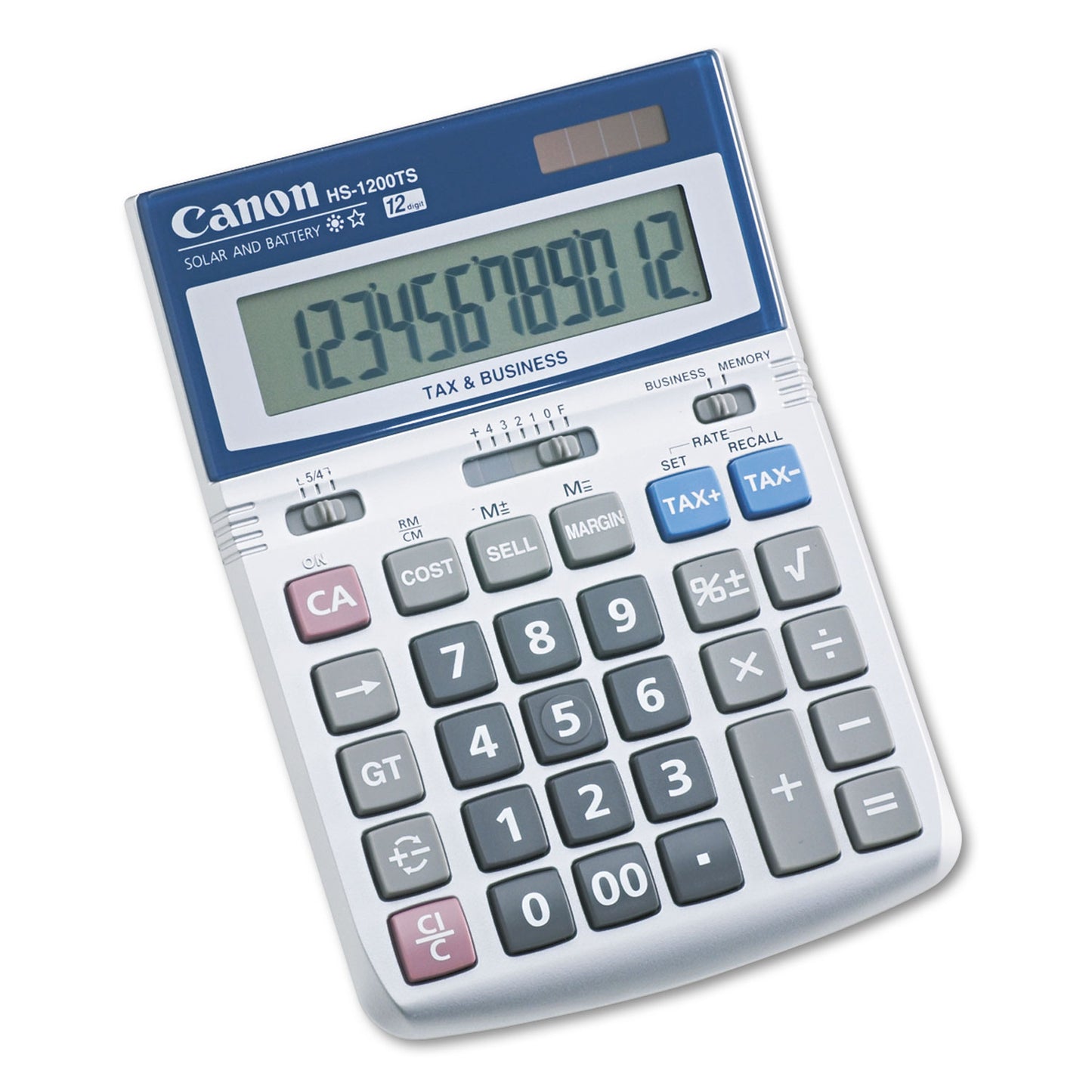 Canon HS-1200TS Desktop Calculator, 12-Digit LCD (7438A023AA)