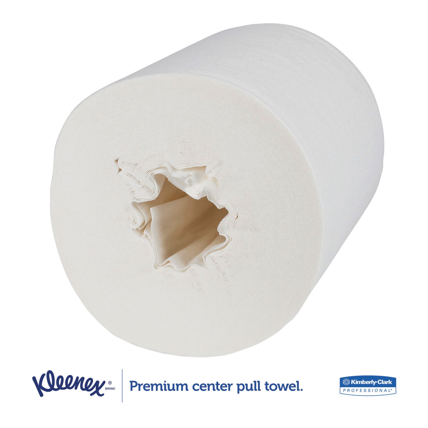 Kleenex Premiere Center-Pull Towels, Perforated, 1-Ply, 8 x 15, White, 250/Roll, 4 Rolls/Carton (01320)