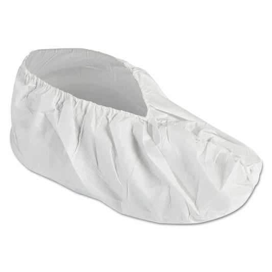 KleenGuard A40 Liquid and Particle Protection Shoe Covers, Medium, White, 400/Carton (44492)