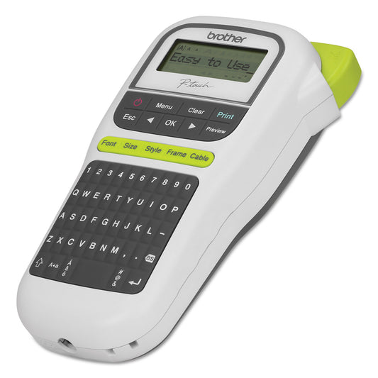 Brother PT-H110 Easy Portable Label Maker, 2 Lines, 4.5 x 6.13 x 2.5