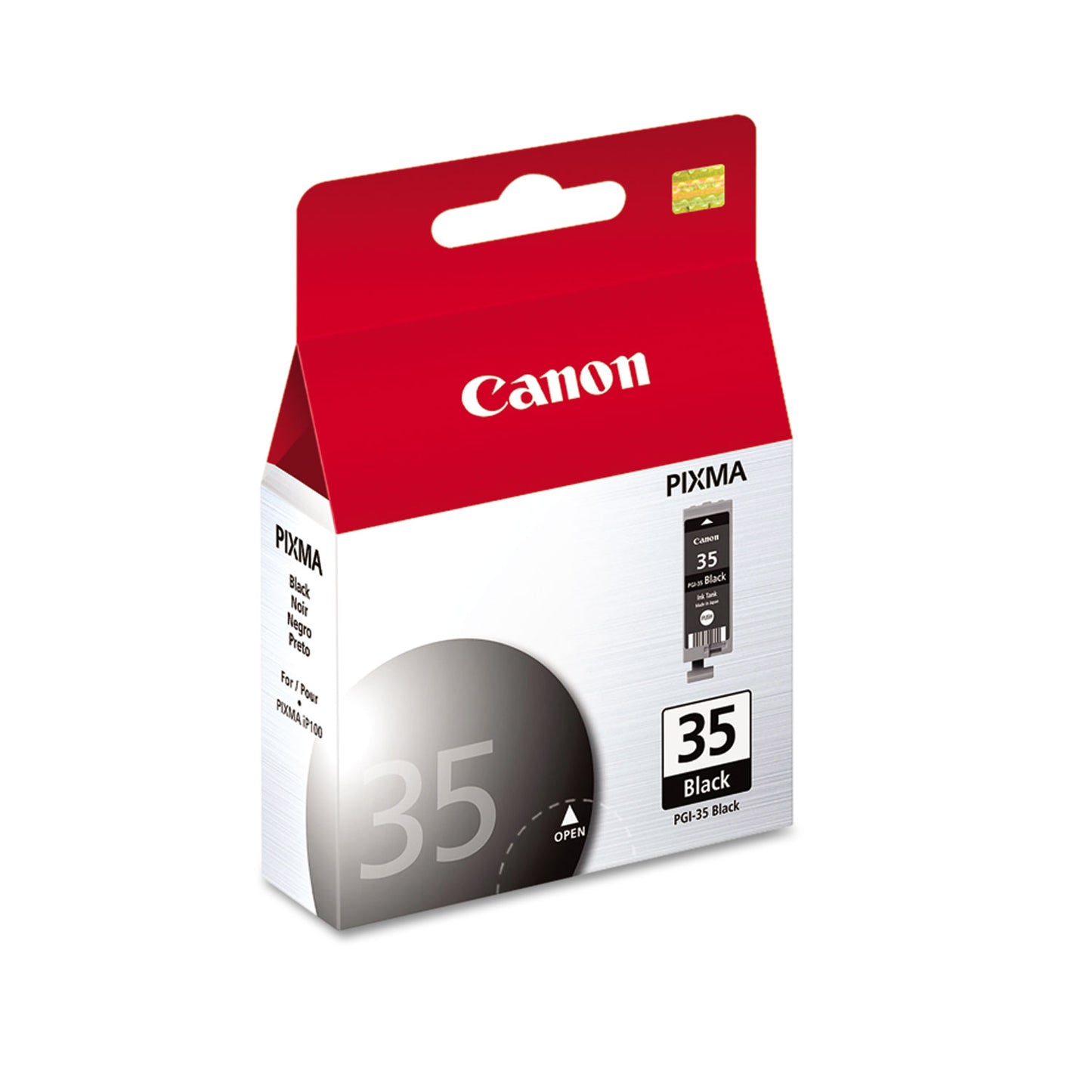 Canon 1509B002 (PGI-35) Ink, 200 Page-Yield, Black