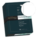 Southworth 25% Cotton Diamond White Business Paper, 95 Bright, 20 lb Bond Weight, 8.5 x 11, 500/Ream (3122010)