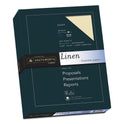 Southworth 25% Cotton Linen Business Paper, 32 lb Bond Weight, 8.5 x 11, Ivory, 250/Pack (J568C)