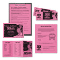 Astrobrights Color Paper, 24 lb Bond Weight, 8.5 x 11, Pulsar Pink, 500/Ream (21031)
