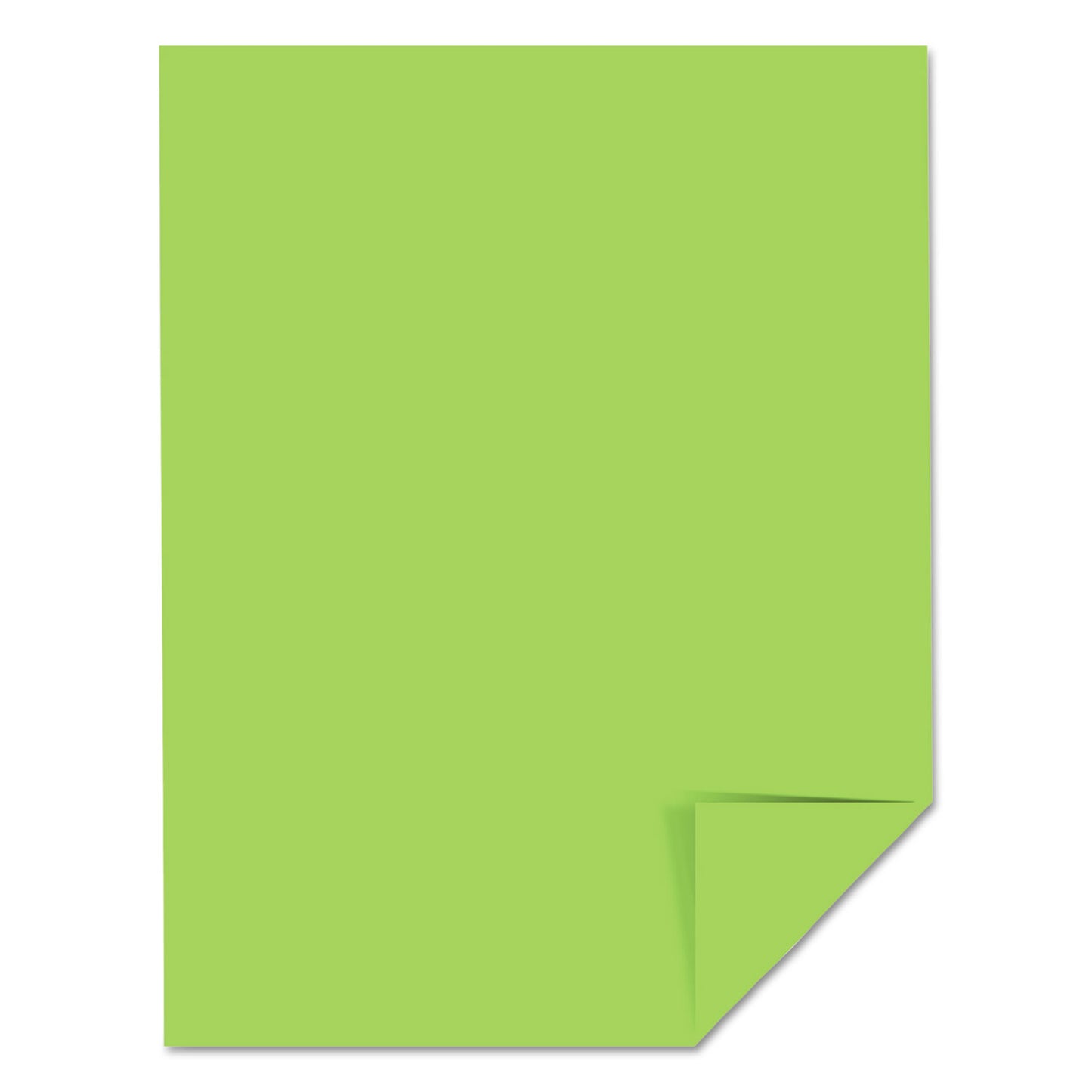 Astrobrights Color Cardstock, 65 lb Cover Weight, 8.5 x 11, Martian Green, 250/Pack (21811)