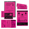 Astrobrights Color Cardstock, 65 lb Cover Weight, 8.5 x 11, Fireball Fuchsia, 250/Pack (22881)