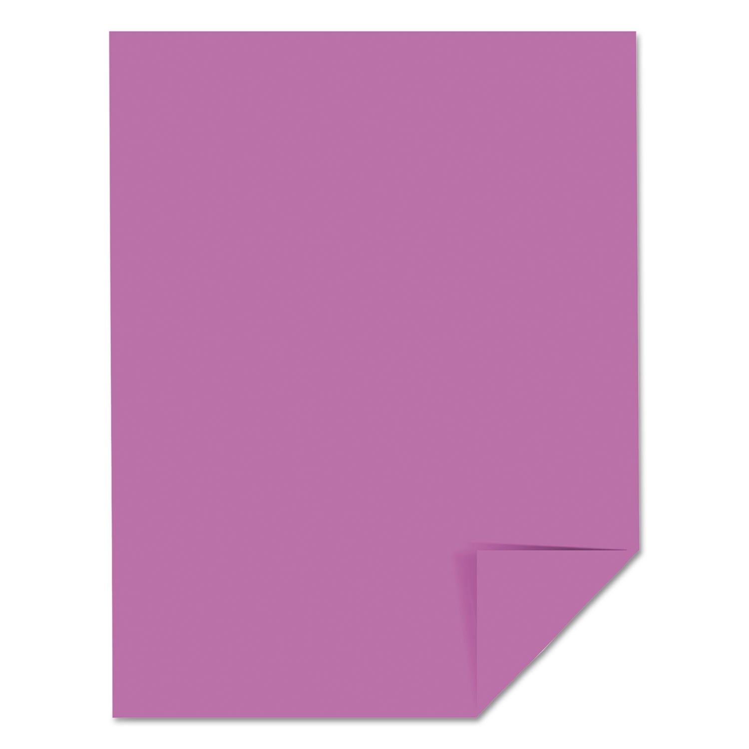 Astrobrights Color Cardstock, 65 lb Cover Weight, 8.5 x 11, Outrageous Orchid, 250/Pack (21951)