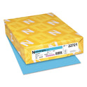 Astrobrights Color Cardstock, 65 lb Cover Weight, 8.5 x 11, Lunar Blue, 250/Pack (22721)