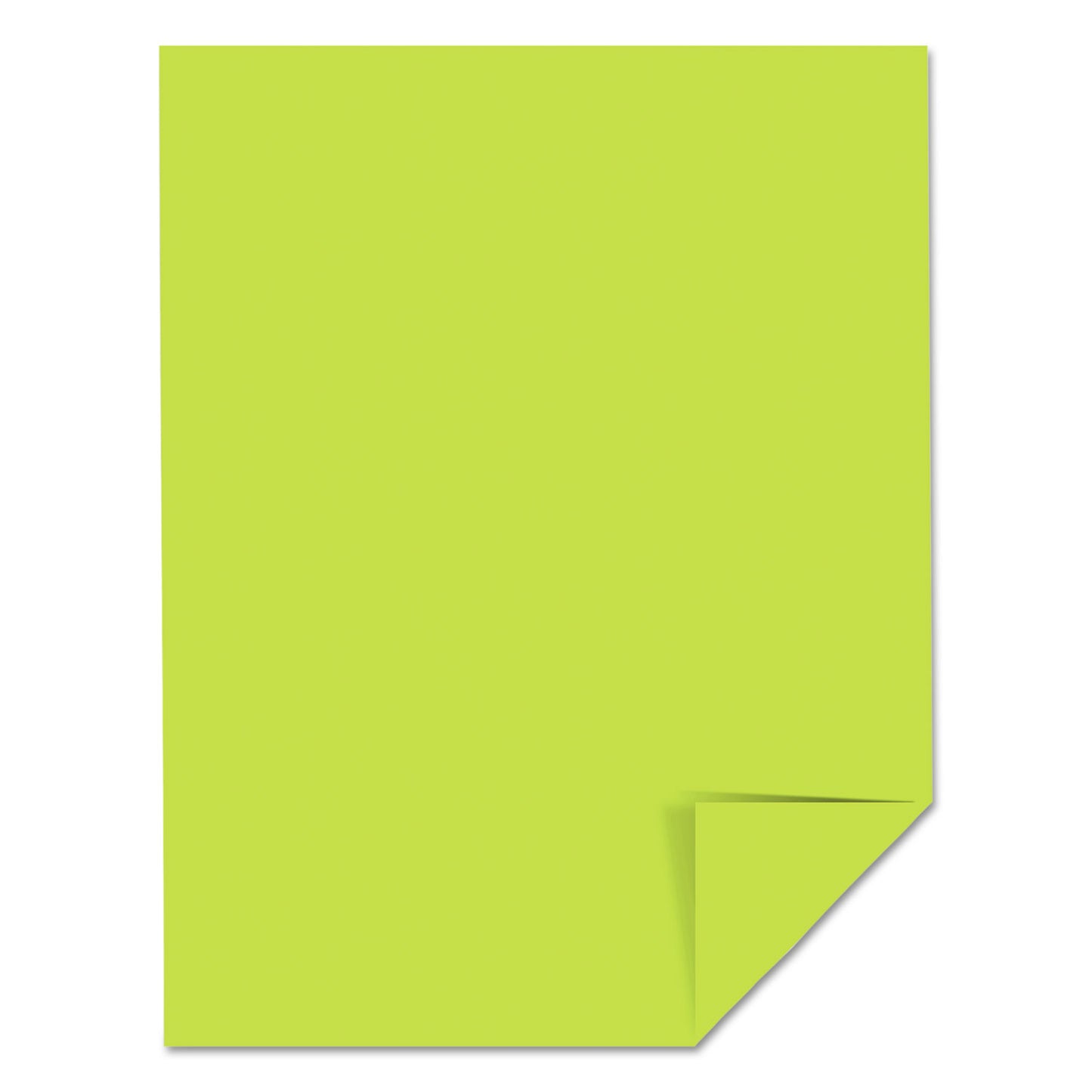 Astrobrights Color Cardstock, 65 lb Cover Weight, 8.5 x 11, Vulcan Green, 250/Pack (21869)