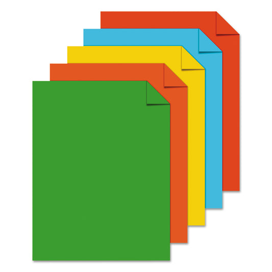 Astrobrights Color Cardstock -"Eco" Assortment, 65 lb Cover Weight, 8.5 x 11, Assorted, 250/Pack (98853)