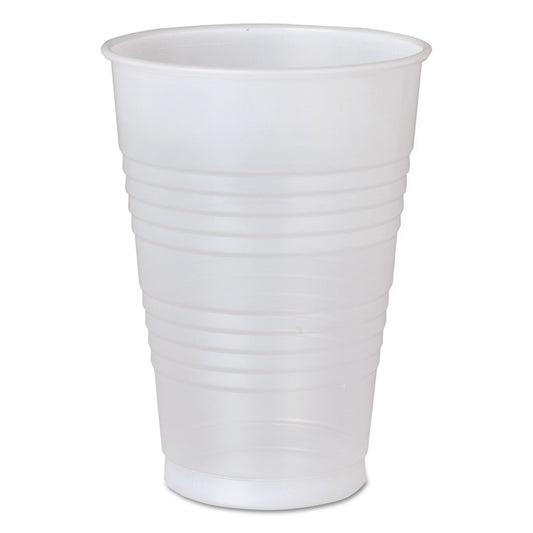 Dart High-Impact Polystyrene Cold Cups, 16 oz, Translucent, 50/Pack (Y16TPK)