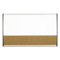 Quartet ARC Frame Cubicle Dry Erase/Cork Board, 30 x 18, Tan/White Surface, Silver Aluminum Frame (ARCCB3018)