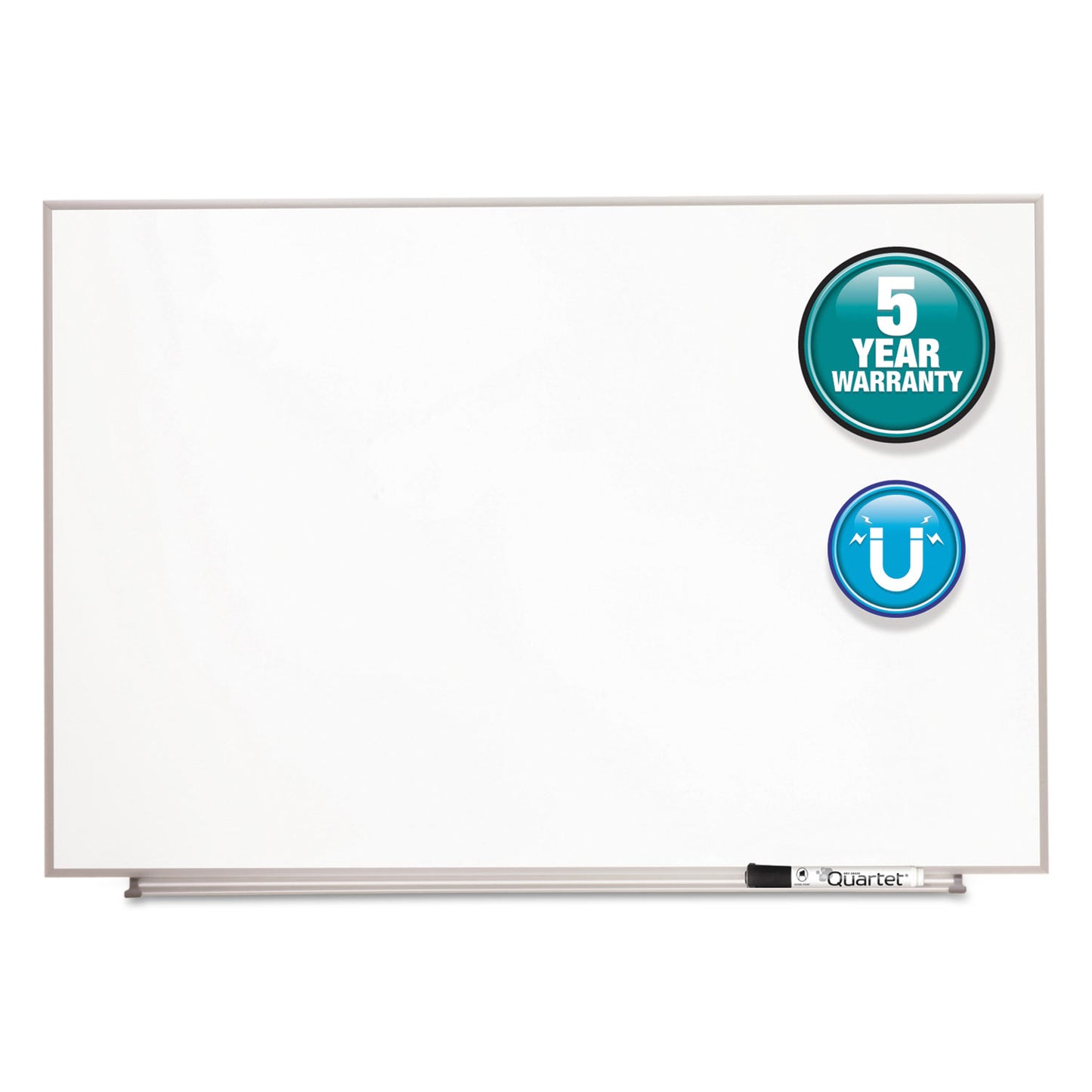 Quartet Matrix Magnetic Boards, 23 x 16, White Surface, Silver Aluminum Frame (M2316)