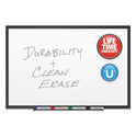 Quartet Classic Series Porcelain Magnetic Dry Erase Board, 36 x 24, White Surface, Black Aluminum Frame (2543B)