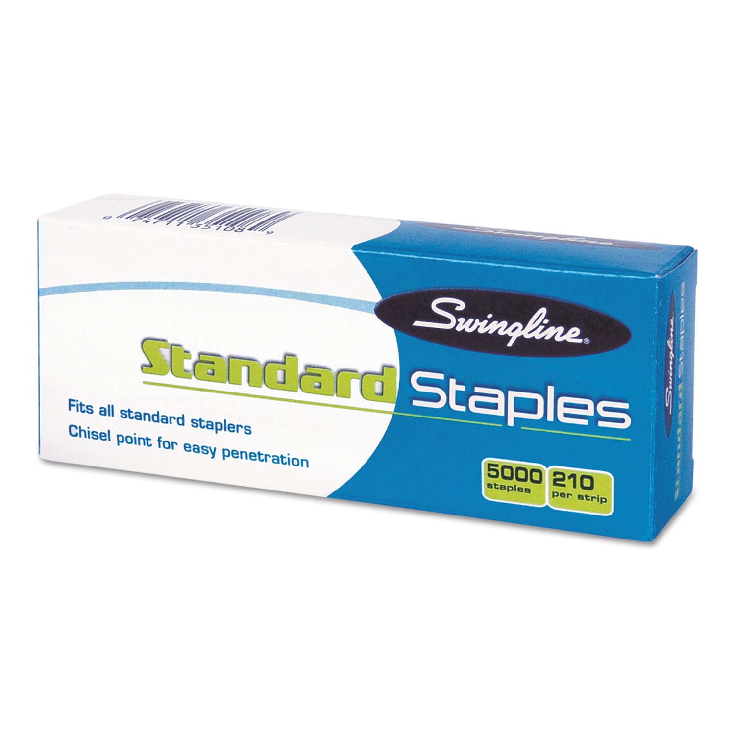 Swingline S.F. 1 Standard Staples, 0.25" Leg, 0.5" Crown, Steel, 5,000/Box (35108)