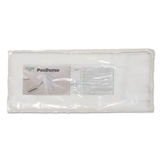 Unger ProDuster Disposable Replacement Sleeves, Polyester, White, 7" x 18", 50/Pack (DS50Y)