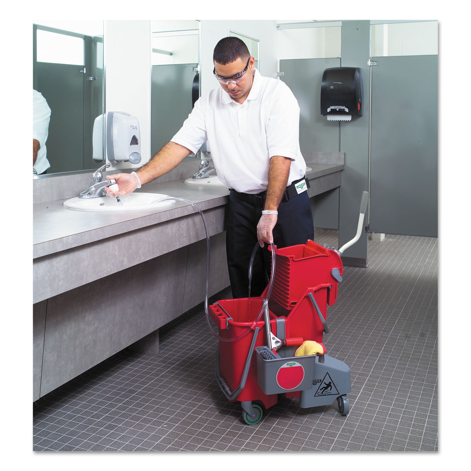 Unger Easy Adapter Hose, 6 ft, Clear/White (WH180)