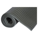 Crown Mats Ribbed Vinyl Anti-Fatigue Mat, 24 x 36, Black (FL2436BK)