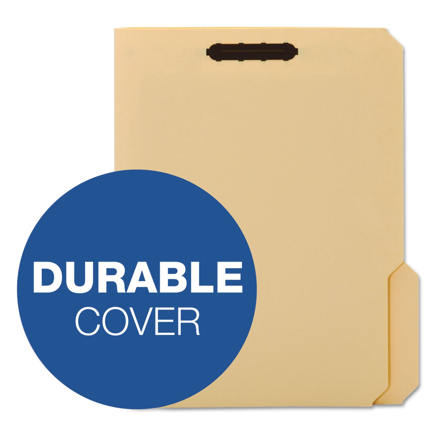 Pendaflex Top Tab Fastener Folder, 0.75" Expansion, 2 Fasteners, Letter Size, Manila Exterior, 50/Box (1453718PT)