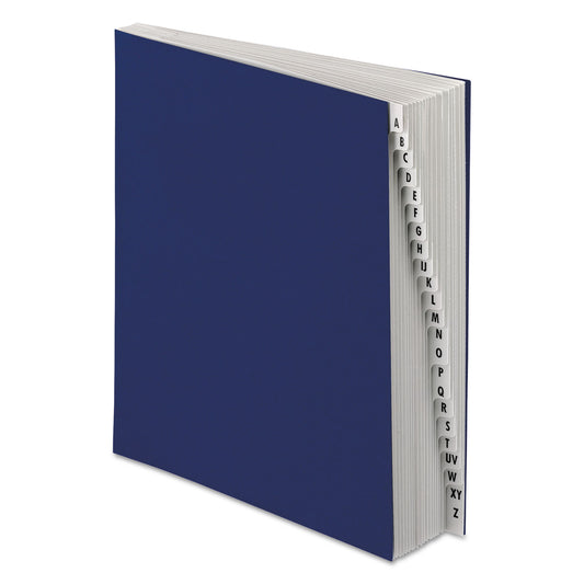 Pendaflex Expanding Desk File, 20 Dividers, Alpha Index, Letter Size, Dark Blue Cover (DDF3OX)