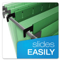 Pendaflex SureHook Hanging Folders, Letter Size, 1/5-Cut Tabs, Bright Green, 20/Box (615215BGR)