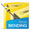 Pendaflex SureHook Hanging Folders, Letter Size, 1/5-Cut Tabs, Yellow, 20/Box (615215YEL)