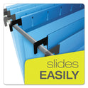 Pendaflex SureHook Hanging Folders, Letter Size, 1/5-Cut Tabs, Blue, 20/Box (615215BLU)