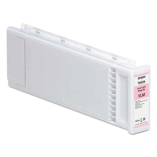 Epson T800600 UltraChrome GS3 Ink, Vivid Light Magenta
