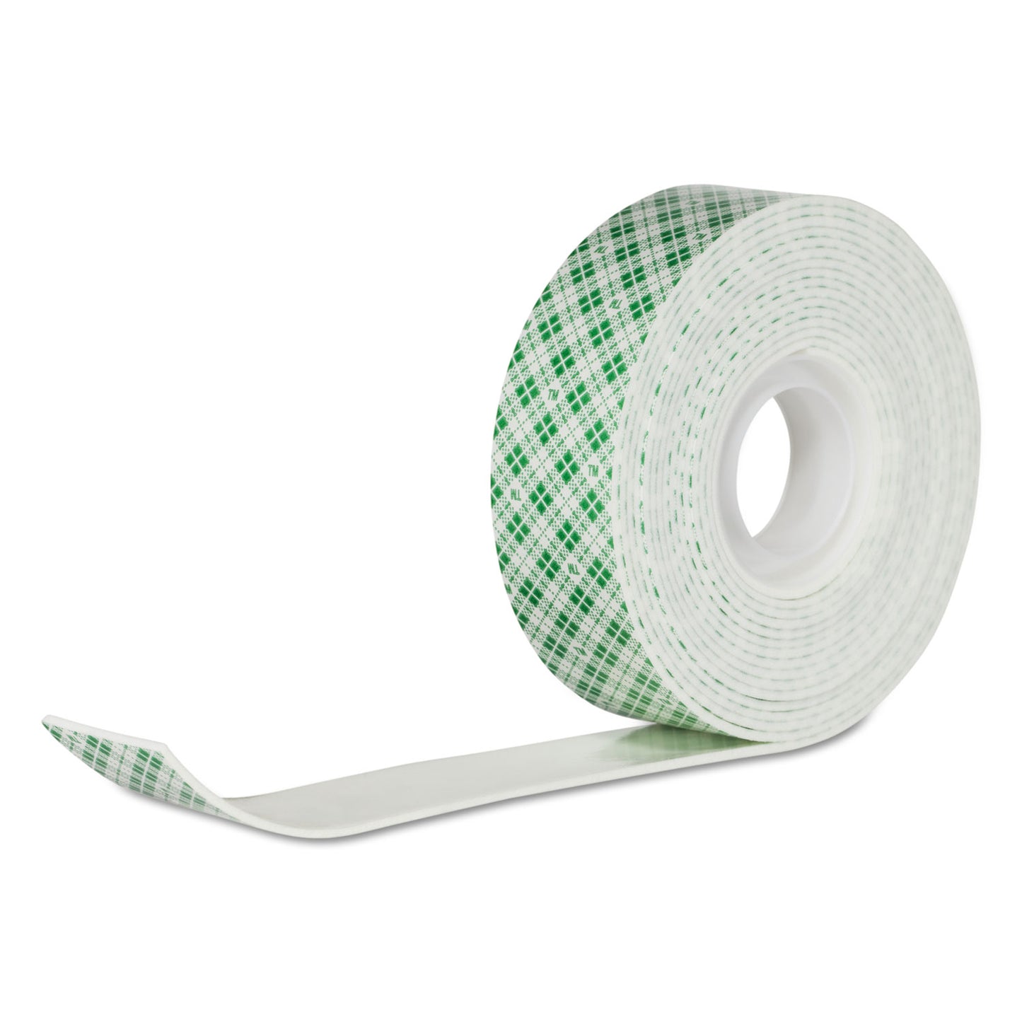 Scotch Permanent High-Density Foam Mounting Tape, Holds Up to 15 lbs, 1 x 125, White (314SMED)