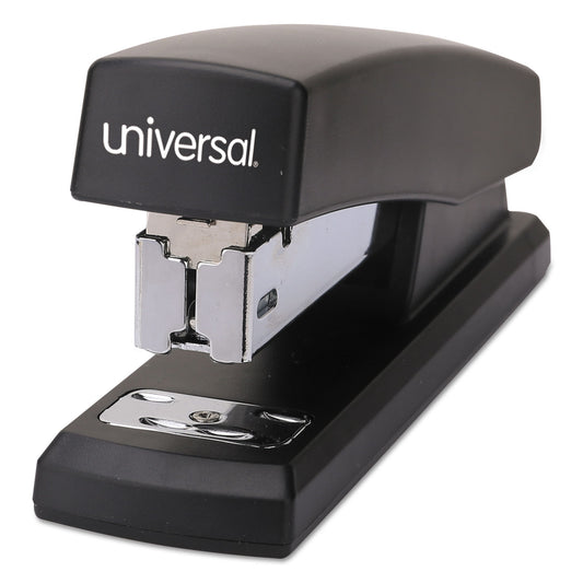 Universal Half-Strip Stapler, 20-Sheet Capacity, Black (43119)