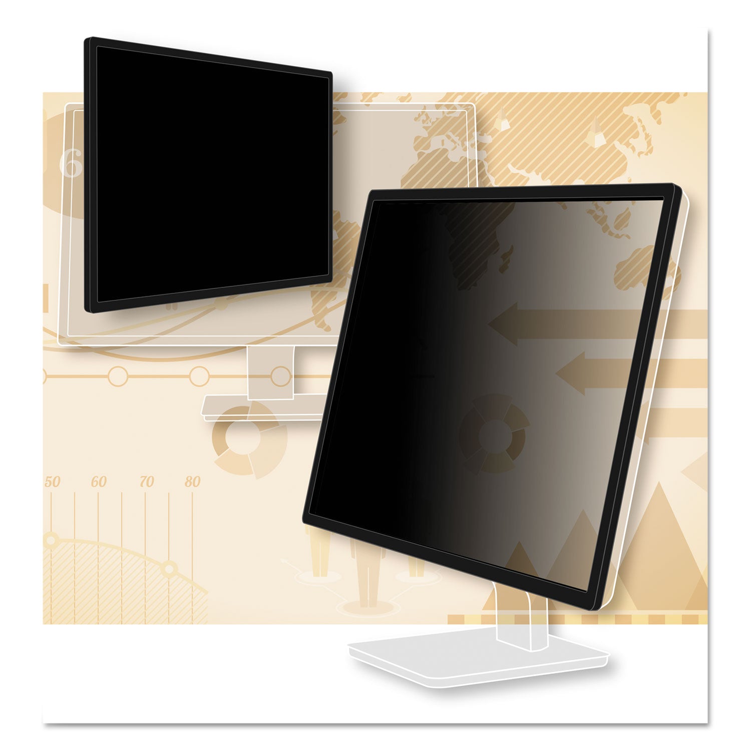 3M Frameless Blackout Privacy Filter for 27" Widescreen Flat Panel Monitor, 16:9 Aspect Ratio (PF270W9B)