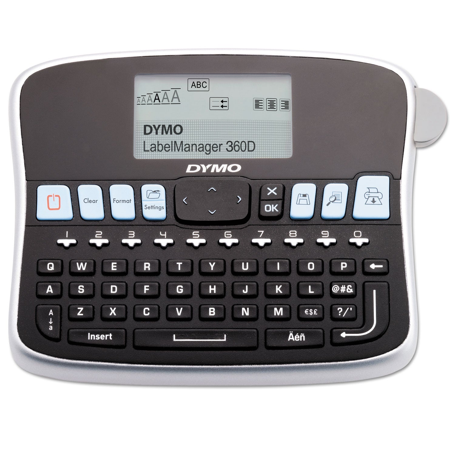 DYMO LabelManager 360D Label Maker, 2 Lines, 2.8 x 7.76 x 5.9 (1754488)