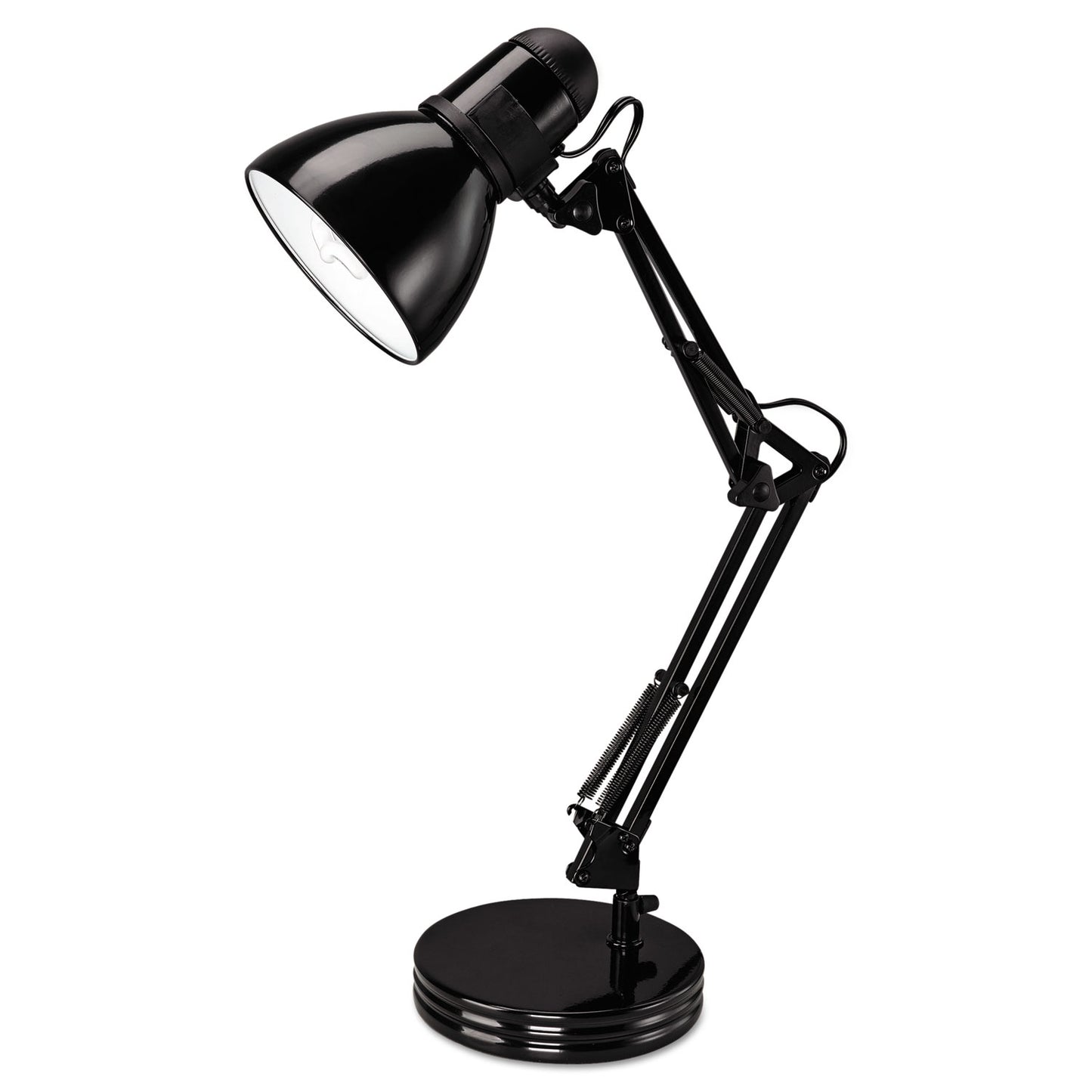 Alera Architect Desk Lamp, Adjustable Arm, 6.75w x 11.5d x 22h, Black (LMP603B)