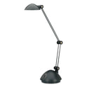 Alera Twin-Arm Task LED Lamp with USB Port, 11.88w x 5.13d x 18.5h, Black (LED912B)