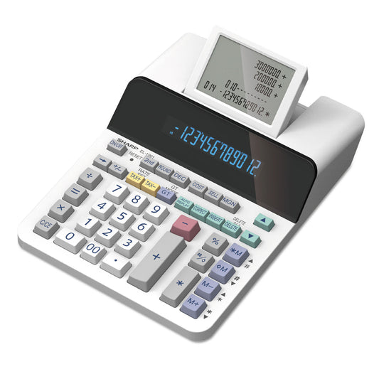 Sharp EL-1901 Paperless Printing Calculator with Check and Correct