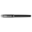 Parker IM Premium Roller Ball Pen, Stick, Fine 0.7 mm, Black Ink, Black/Chrome Barrel (1931658)