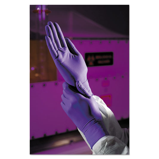 Kimtech PURPLE NITRILE Exam Gloves, 242 mm Length, X-Small, 6 mil, Purple, 100/Box (55080)